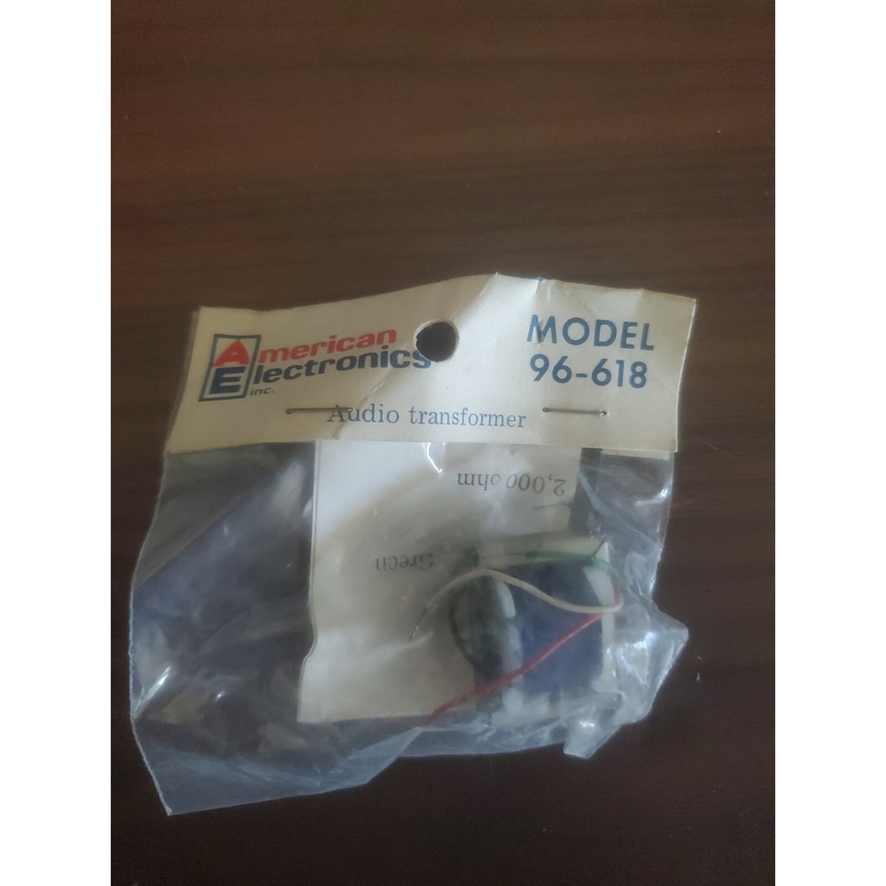 Vintage American Electronics Model 96-618 Audio Transformer NOS Made in USA